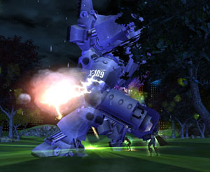 That's the Kronos Titan, heroes included for size reference.  No, that's not lightning coming out of its butt.