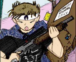 Also included in the Omnibus, Grand Theft Colo, guest starring Fanboy #1 here, whom I adopted as my avatar. Also included in the Omnibus, Grand Theft Colo, guest starring Fanboy #1 here, whom I adopted as my avatar.